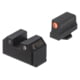 Night Fision Optics Ready Stealth Night Sight Set, Walther PDP w/ RMR/507c/508t, Orange Front Ring, Black, WAL-277-290-313-OGZG