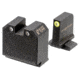Night Fision Optics Ready Stealth Smith &amp; Wesson Night Sight Set, S&amp;W M&amp;P w/ DPP/509t/Acro, Yellow Front Ring, SAW-205-464-560-YGZG