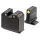 Night Fision Optics Ready Stealth Smith &amp; Wesson Night Sight Set, S&amp;W M&amp;P w/ DPP/509t/Acro, Yellow Front Ring, SAW-205-464-560-YGZG
