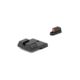 Night Fision Perfect Dot Accur8 Front Night Sights w/ Square Notch Rear for CZ-USA, Orange Front w/ Green Tritium - Black Rear w/ Gree, fits P-10C, CZU-077-015-OGZG