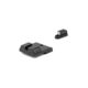 Night Fision Perfect Dot Accur8 Front Night Sights w/ Square Notch Rear for CZ-USA, White Front w/ Green Tritium - Black Rear w/ Green, fits P-10C, CZU-077-015-WGZG