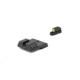 Night Fision Perfect Dot Accur8 Front Night Sights w/ Square Notch Rear for CZ-USA, Yellow Front w/ Green Tritium - Black Rear w/ Gree, fits P-10C, CZU-077-015-YGZG
