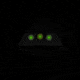 Night Fision Perfect Dot Accur8 Front Night Sights w/ Square Notch Rear for CZ-USA, Yellow Front w/ Green Tritium - Black Rear w/ Gree, fits P-10C, CZU-077-015-YGZG