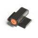 Night Fision Perfect Dot Front Night Sight Only, Orange Front w/Green Tritium, Fits Smith &amp; Wesson M&amp;P/M&amp;P M2.0/M&amp;P SHIELD/SD9 VE, SAW-200-001-OGXX