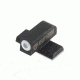Night Fision Perfect Dot Front Night Sight Only, White Front w/Green Tritium, Meant for use on .40 S&amp;W &amp; .45 ACP Caliber Sig Sau, SIG-175-001-WGXX