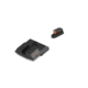 Night Fision Perfect Dot Front Night Sights w/ Square Notch Rear for CZ-USA, Orange Front w/ Green Tritium - Black Rear w/ Gree, fits P-07 &amp; P-09, CZU-076-003-OGZG
