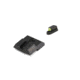 Night Fision Perfect Dot Front Night Sights w/ Square Notch Rear for CZ-USA, Yellow Front w/ Green Tritium - Black Rear w/ Gree, fits P-07 &amp; P-09, CZU-076-003-YGZG