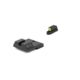 Night Fision Perfect Dot Front Night Sights w/ Square Notch Rear for CZ-USA, Yellow Front w/ Green Tritium - Black Rear w/ Gree, fits P-10 C, CZU-077-003-YGZG