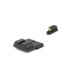 Night Fision Perfect Dot Front Night Sights w/ U Notch Rear for CZ-USA, Yellow Front w/ Green Tritium - Black Rear w/ Gree, fits P-10 C, CZU-077-007-YGZG