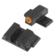 Night Fision Perfect Dot Night Sight Set w/Front, Square Rear, Orange Front w/Green Tritium, Black Rear w/Green T, Fits Springfield XD-S &amp; XD-E, SPR-228-003-OGZG