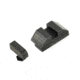 Night Fision Perfect Dot Night Sight Set w/Front, Square Rear, White Front w/Green Tritium, Black Rear w/Green Tr, Fits Glock 20/21/29/30/36/40/41, GLK-002-003-WGZG