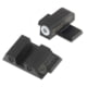 Night Fision Perfect Dot Night Sight Set w/Front, Square Rear, White Front w/Green Tritium, Black Rear w/Green Tr, Fits Springfield XD/XDM/XD Mod. 2, SPR-226-003-WGZG