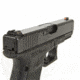 Night Fision Perfect Dot Night Sight Set w/Front, U Rear, Orange Front w/Green Tritium, Blank Rear, Fits Glock 42/43, GLK-003-014-OGZX