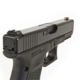 Night Fision Perfect Dot Night Sight Set w/Front, U Rear, Orange Front w/Green Tritium, Blank Rear, Fits Glock 42/43, GLK-003-014-OGZX