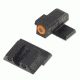 Night Fision Perfect Dot Night Sight Set w/Front, U Rear, Orange Front w/Green Tritium, Black Rear w/Green T, Fits Springfield XD/XDM/XD Mod. 2, SPR-226-007-OGZG