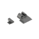 Night Fision Perfect Dot Night Sight Set w/Front, U Rear, Orange Front w/Green Tritium, Blank Rear, Fits Smith &amp; Wesson M&amp;P SHIELD .40/.45/9mm Models, SAW-202-014-OGZX