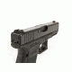 Night Fision Perfect Dot Night Sight Set w/Orange Front, Square Black Rear, w/Green Tritium, Glock 42/43, GLK-003-003-OGZG
