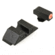 Night Fision Perfect Dot Night Sight Set w/Orange Front, U Black Rear, w/Green Tritium, Glock 17/17L/19/22-28/31-35/37-39, GLK-001-007-OGZG