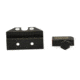 Night Fision Perfect Dot Night Sight Set w/Orange Front, U White Rear, w/Green Tritium, Glock 17/17L/19/22-28/31-35/37-39, GLK-001-007-OGWG