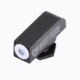 Night Fision Perfect Dot Night Sight Set w/White Front, U Black Rear, w/Green Tritium, Glock 17/17L/19/22-28/31-35/37-39, GLK-001-007-WGZG