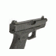Night Fision Perfect Dot Suppressor Height Night Sight Set w/Front, Square Rear, White w/Green Tritium, Glock 17/17L/19-41, GLK-004-003-WGWG