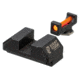 Night Fision Standard Height Fiber Optic Sight Set, Glock 17/19/45/48, Red Front, Black, GLK-001-163-175-RFZX