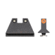 Night Fision Suppressor Height Night Sight Set, Glock 17/19/34, Orange Front, Black, GLK-004-003-OGZG