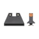 Night Fision Suppressor Height Night Sight Set, Glock 17/19/34, Orange Front, Black, GLK-004-003-OGZG