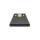 Night Fision Suppressor Height Night Sight Set, Glock 17/19/34, Yellow Front, Black, GLK-004-003-YGZG