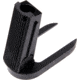 Nighthawk Custom Mainspring Housing, Officer Flat, Checkered 25 LPI w/Mag Well, Carbon, Fully Machined, SP0239