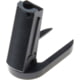 Nighthawk Custom Mainspring Housing, Officer Flat, Serrated w/Magwell, Carbon, Fully Machined, SP0243