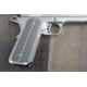 Nighthawk Custom Mil-Tac Black and Gray Spiral Grips, Gov., No Logo, G137