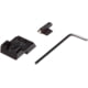 Nighthawk Custom Sight Kit Gold .150, Heinie Ledge Black Rear Sight, Novak Cut, SKI01730