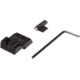 Nighthawk Custom Sight Kit Gold .180, Heinie Ledge Black Rear Sight, Novak Cut, SKI01733