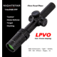NightStar 1-6x24mm 30mm Tube Rifle Scope, First Focal Plane, Illuminated Reticle, Black, NS11038F2