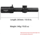 NightStar 1-8x24mm 30mm Tube Rifle Scope, Second Focal Plane, Illuminated Reticle, Black, NS11150R