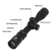 NightStar 4-12x40mm 30mm Tube Rifle Scope, Second Focal Plane, Black, NS11151
