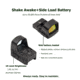 NightStar PR17A Ultra-Thin Shake Awake Side Load 1x17mm Reflex Red Dot Sight