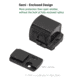 NightStar PT17G Reflex Red Dot Sight, 1x17mm, 0.86x0.67in, Black, PT17G