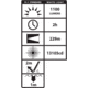 Nightstick Dual Beam Weapon Lighting System, Black - LGL-180-IR