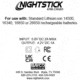 Nightstick Usb Battery Charger For 4700-batt - 4700-CHGR1