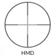 Nikko Stirling Mountmaster 4x32 AO Rifle Scope, 1in Tube, HMD Reticle, 1/4 MOA, Black, nmm432aon