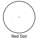 Nikko Stirling NRD25H 1x Red Dot Sight, 3 MOA Red Dot, Black, nrd25h