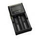 Nitecore Digicharger Universal Battery Charger, 2-Slot, Black, 6952506490912