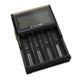Nitecore Digicharger Universal Battery Charger, 4-Slot, Black, 6952506490929