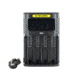 Nitecore Intelligent USB Superb Battery Charger, IMR/Li-ion/LiFePO4/NI-Cd/Ni-MH, Quad Channel, 4000 mA max Charge Current, Black, UMS4