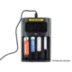 Nitecore Intelligent USB Superb Battery Charger, IMR/Li-ion/LiFePO4/NI-Cd/Ni-MH, Quad Channel, 4000 mA max Charge Current, Black, UMS4