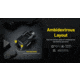 Nitecore NPL27 USB-C Rechargeable 650 Lumens LED Rail Mount Weapon Light