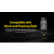 Nitecore NPL27 USB-C Rechargeable 650 Lumens LED Rail Mount Weapon Light