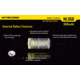 Nitecore NL166 650mAh Rechargeable Li-ion RCR123A 16340 Battery, Yellow, 6952506490318